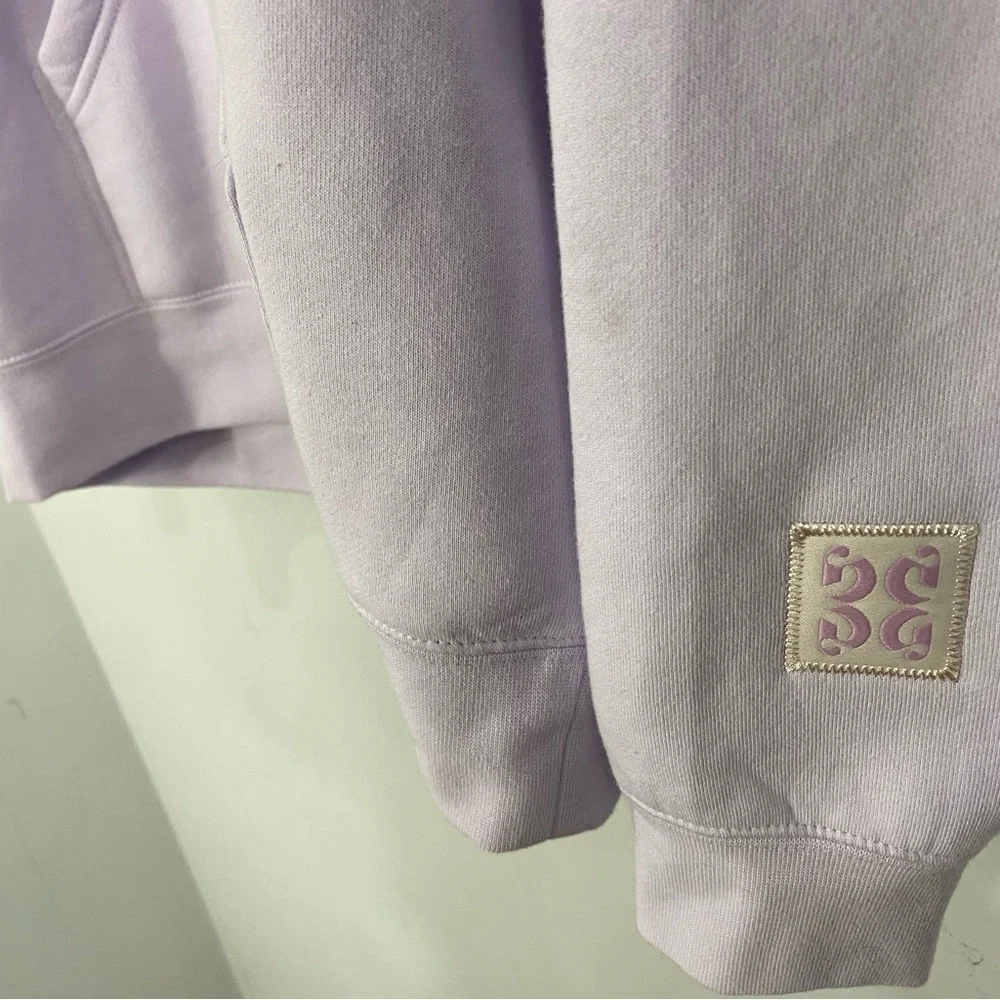 GLOSSIER Lavender Oversized Hoodie
